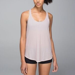 Lululemon 105 F Singlet in Neutral Blush size 8